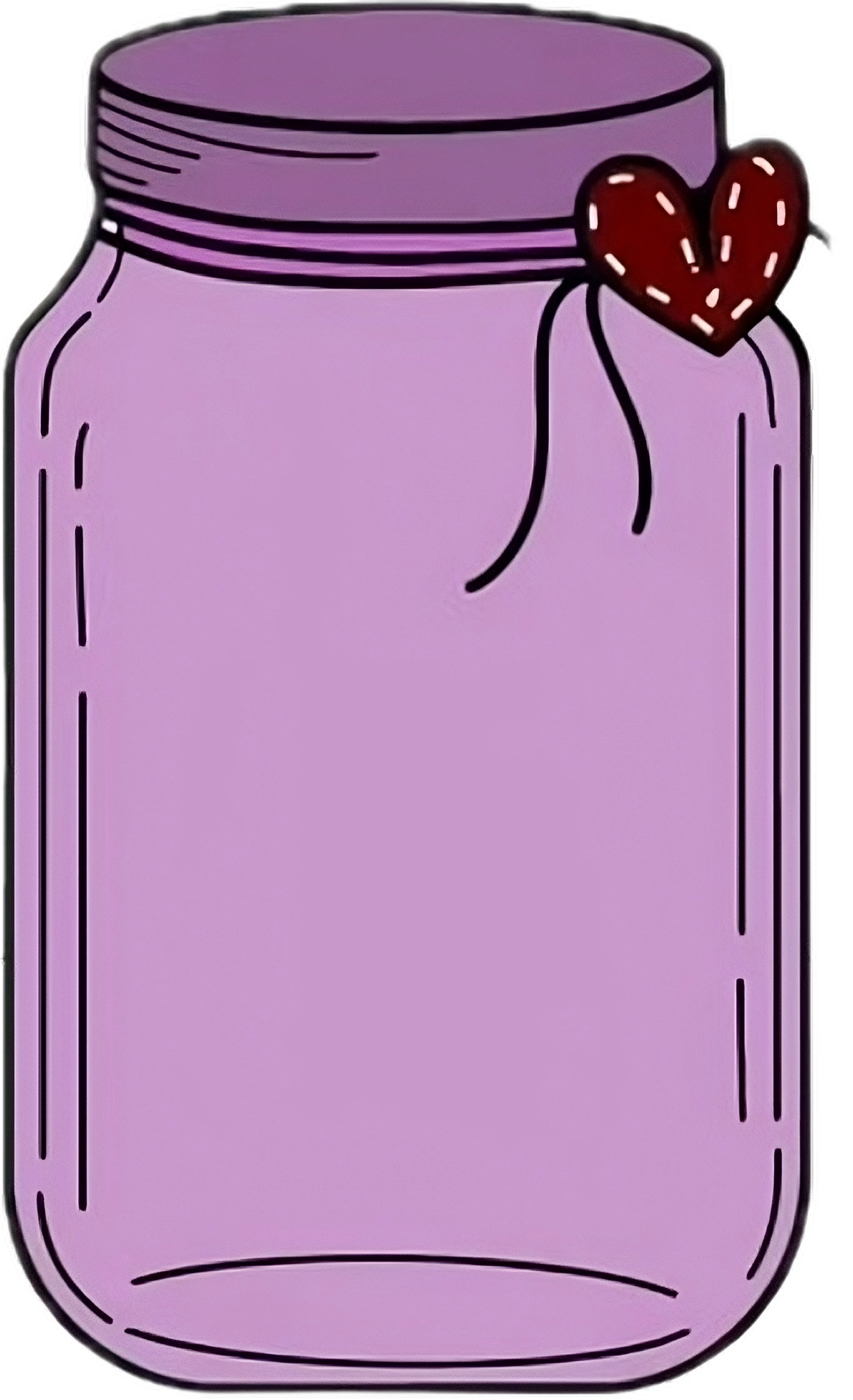 A graphic of a mason jar